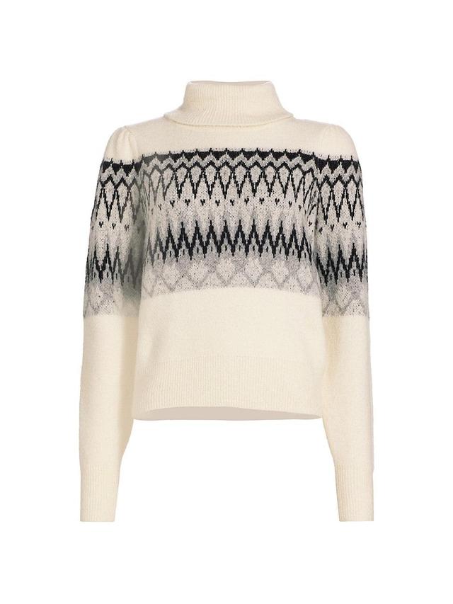 Womens Grace Wool-Blend Jacquard Sweater Product Image