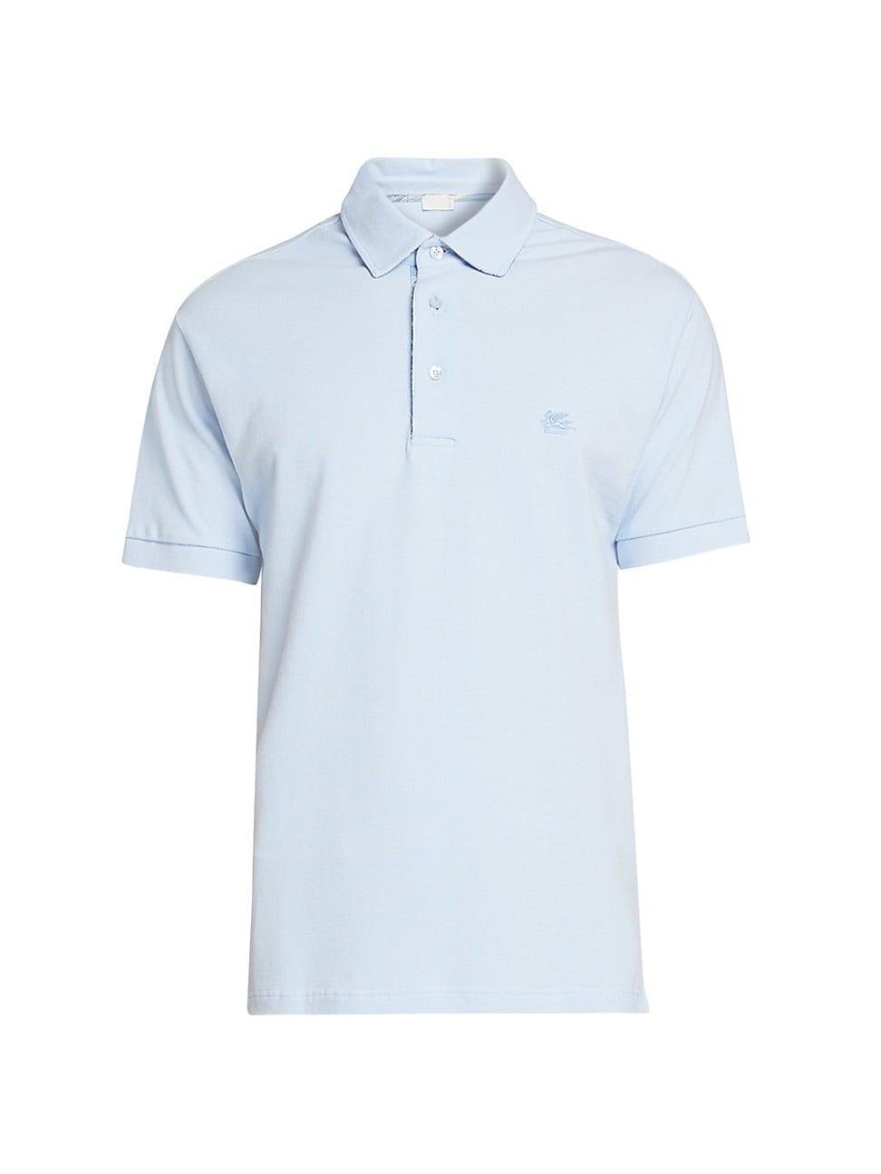 Mens Solid Basic Polo Shirt Product Image