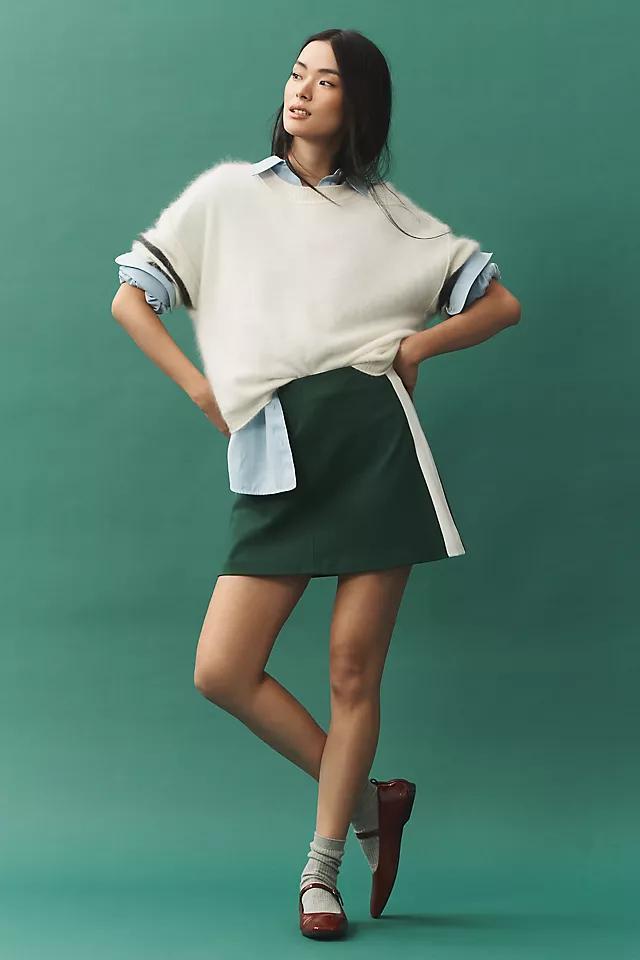 Pilcro Brushed Cashmere Boxy Cropped Sweater Product Image