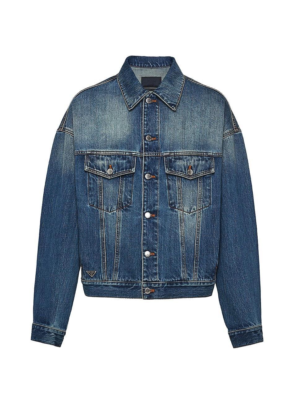 Mens Denim Trucker Jacket Product Image