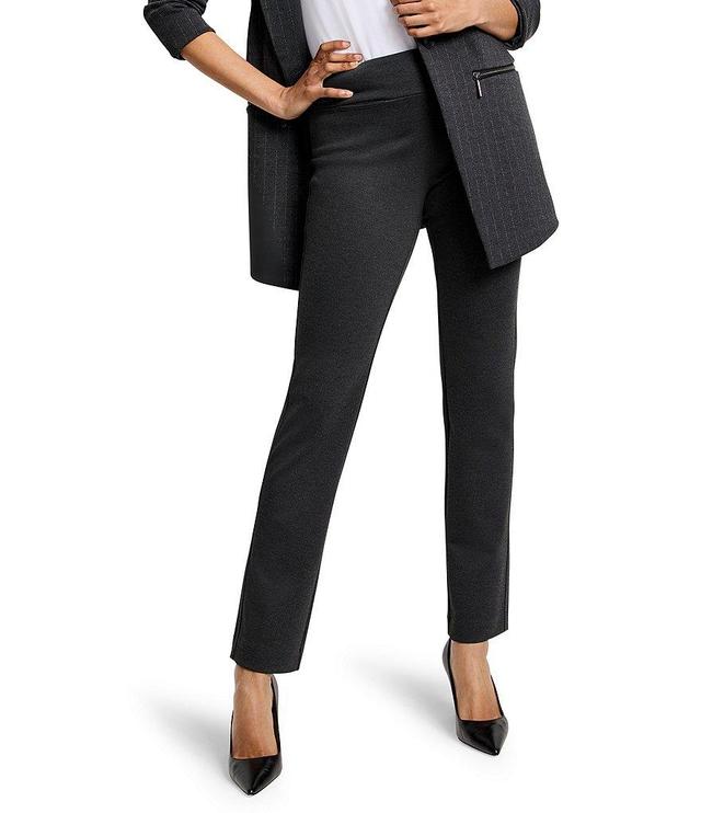 NIC + ZOE Ponte Knit Slim Straight-Leg Pull-On Pant Product Image