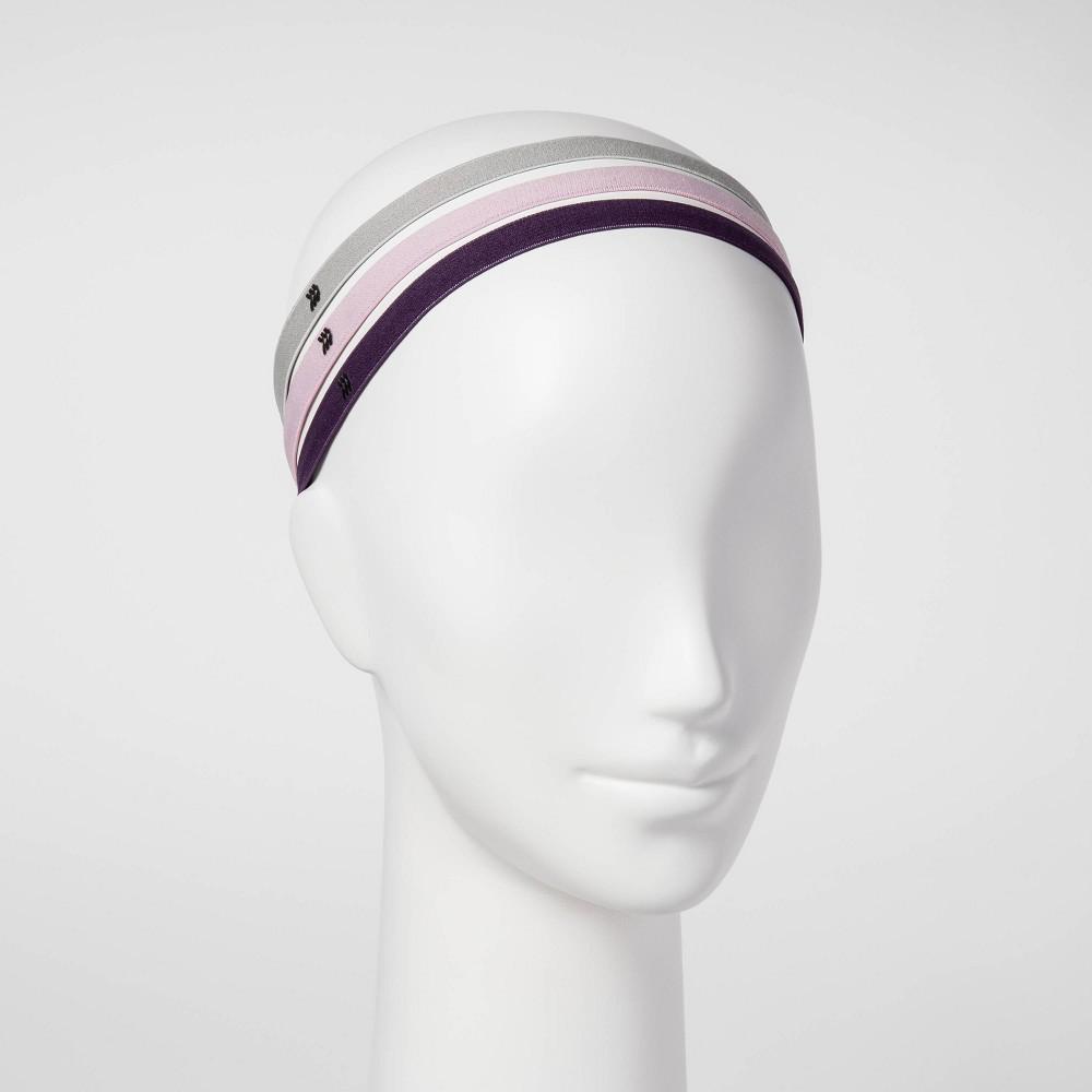 Womens Running/Workout Head Band 3pk - Purple/Violet/Gray - All In Motion Product Image