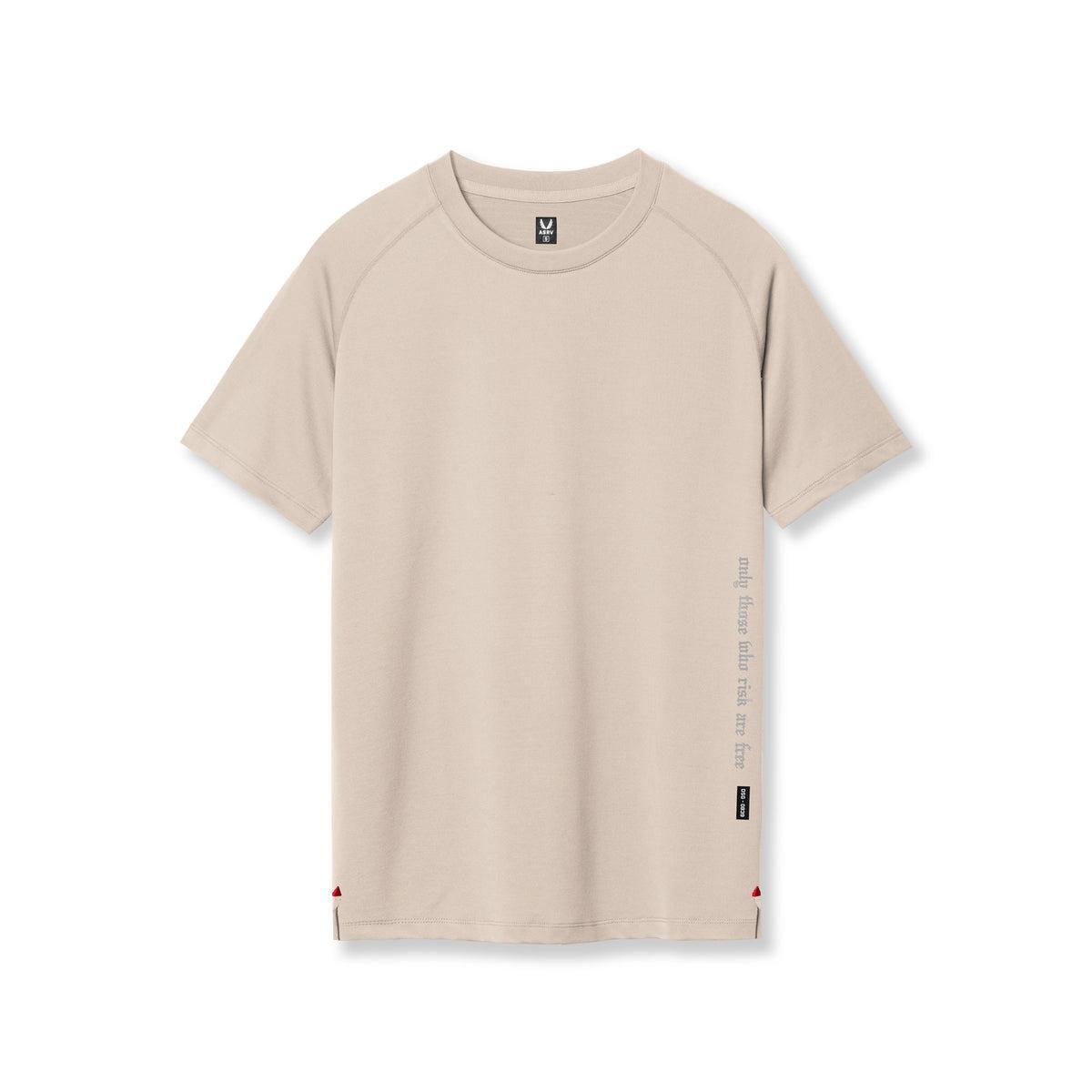 0839. 3D-Lite® 2.0 Lycra® Fitted Tee - Sand Smoke "OTWR" Product Image