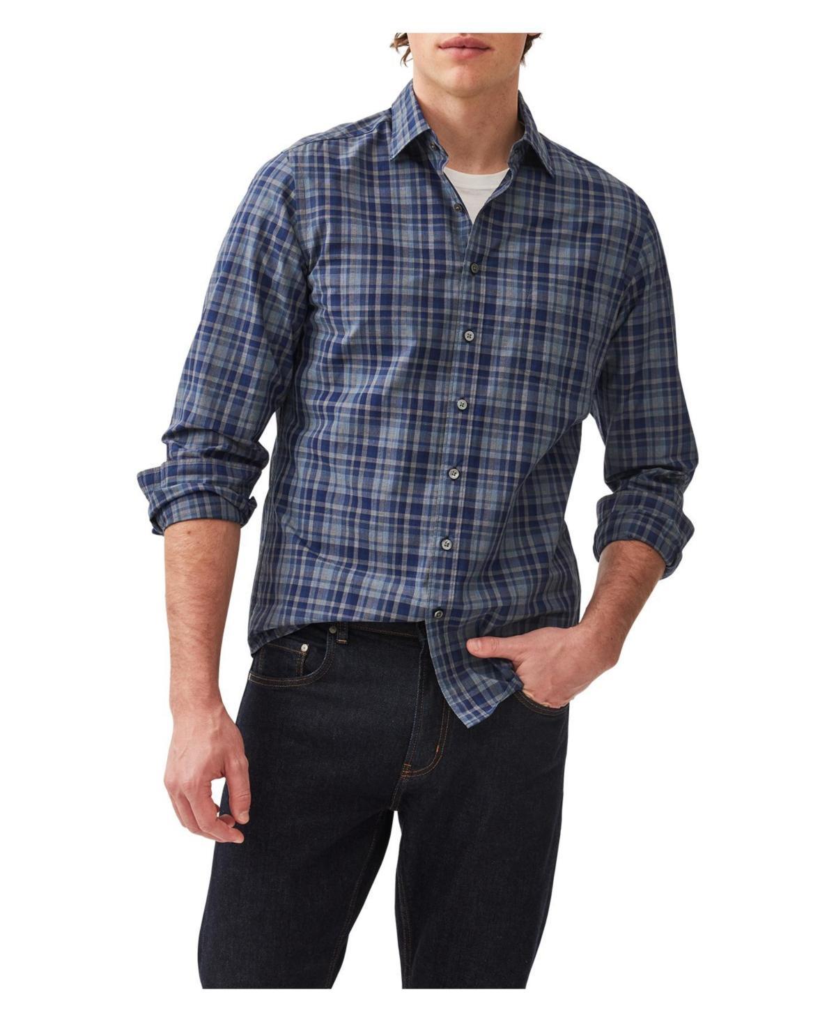 Mens Monavale Check Cotton Button-Front Shirt Product Image