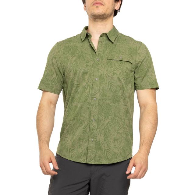 Avalanche Woven Palm Print Shirt - Short Sleeve Product Image