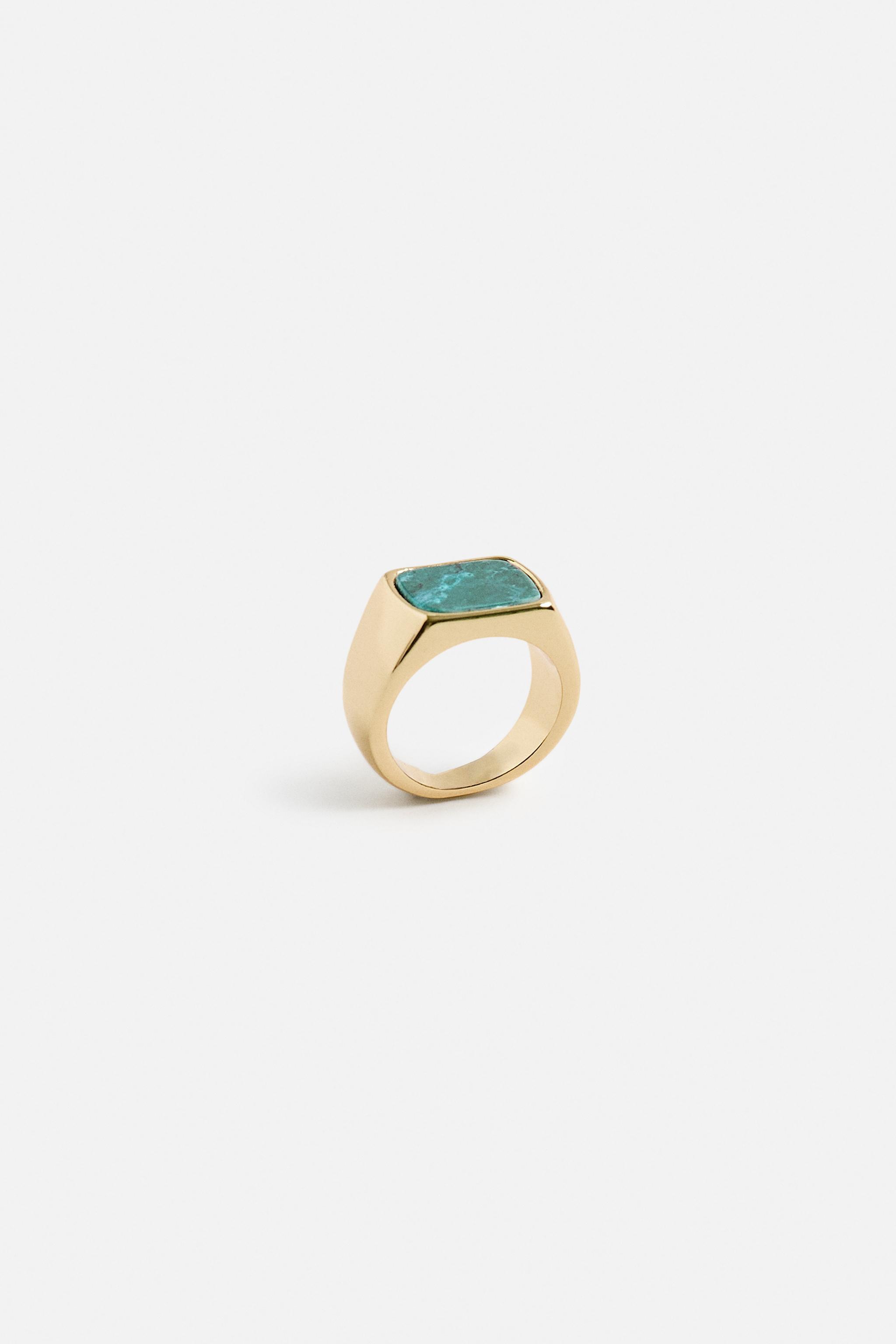 STONE SIGNET RING Product Image