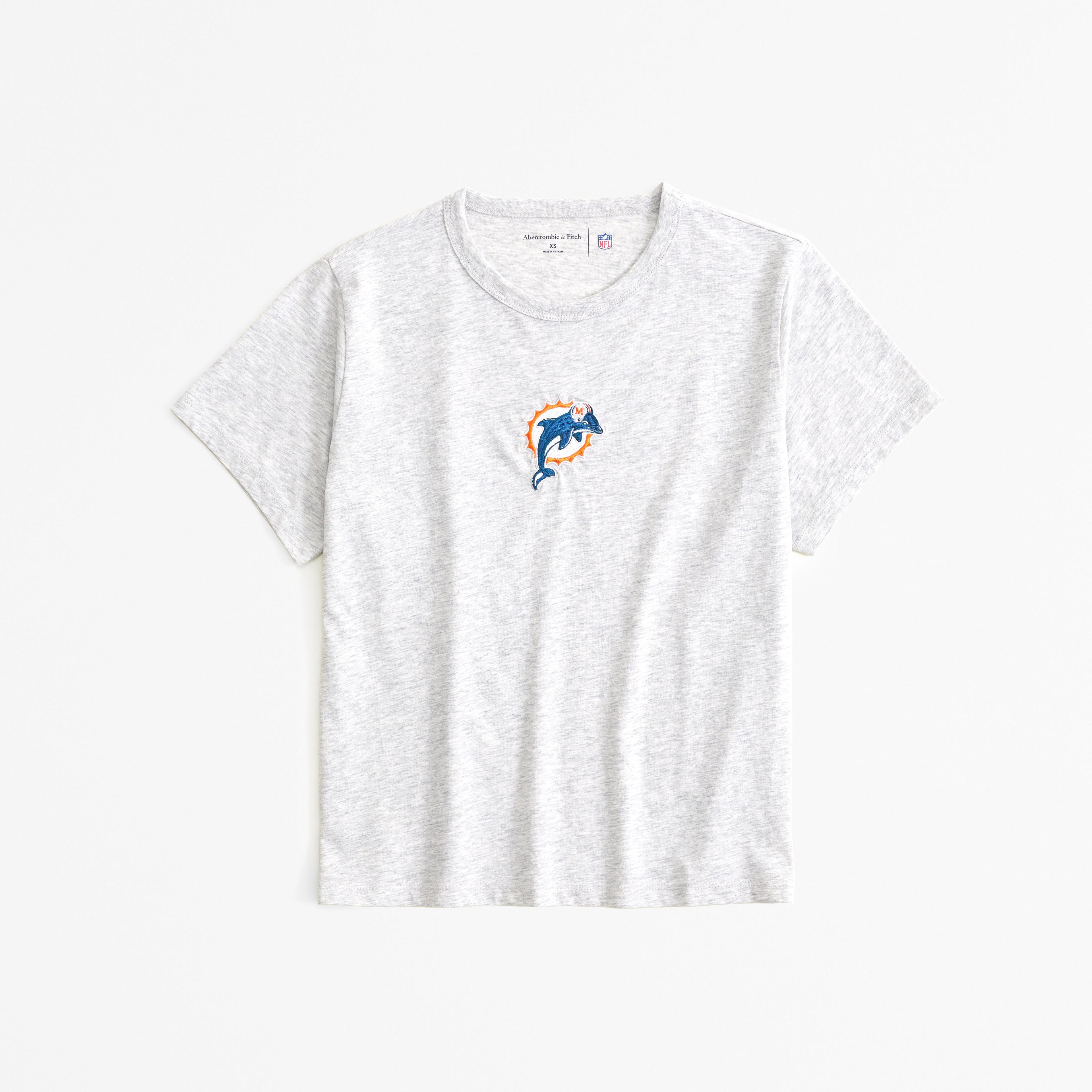 Short-Sleeve Miami Dolphins Graphic Skimming Tee Product Image