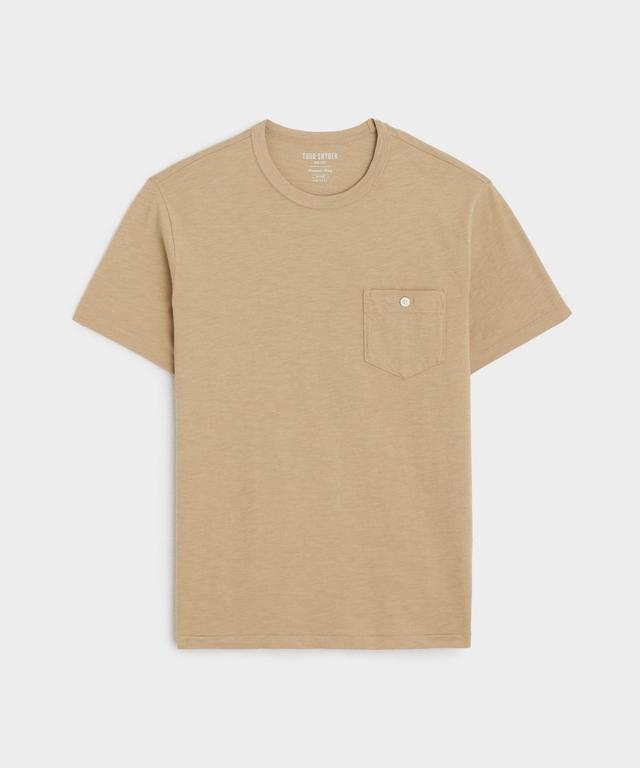 Made in L.A. Homespun Slub Pocket T-Shirt in Baja Dunes Product Image