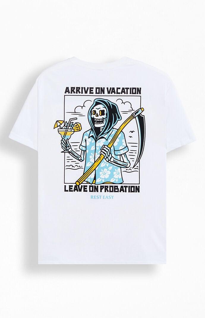 Rest Easy Men's Vacation T-Shirt Product Image