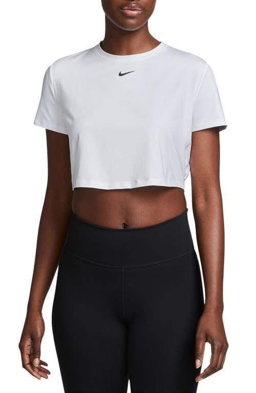 Womens Nike One Dri-FIT Crop Short Sleeve Top Product Image