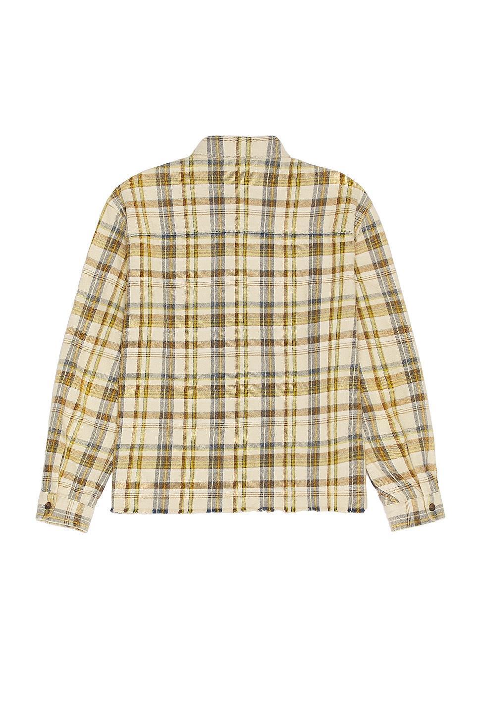 JOHN ELLIOTT Hemi Oversized Shirt in Yellow Product Image