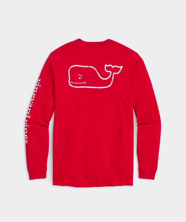 Vintage Whale Long-Sleeve Pocket Tee Product Image