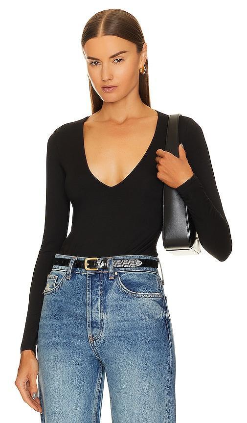 Enza Costa x REVOLVE Luxe Knit V-neck Bodysuit Product Image