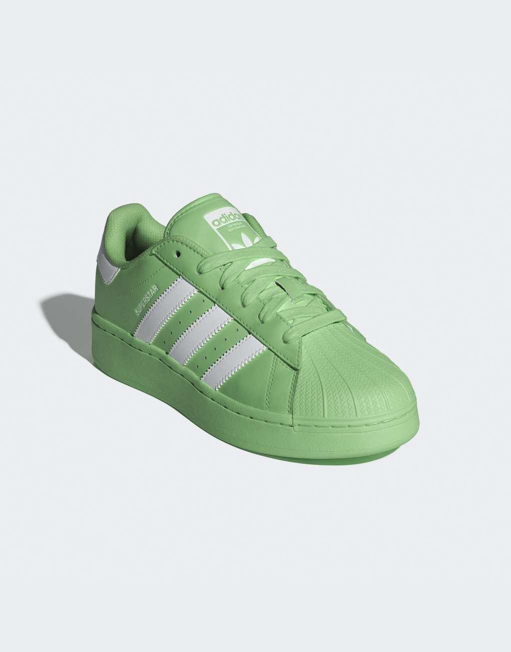 adidas Originals Superstar XLG sneakers in green Product Image