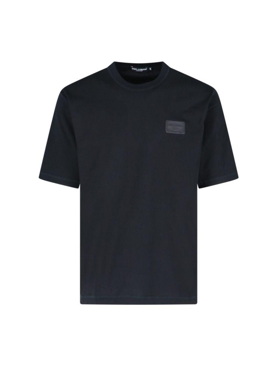 Plaque T-shirt In Black   Product Image