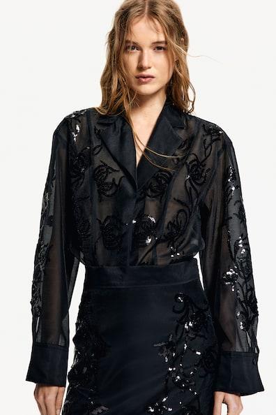 Sequined Organza Shirt product image