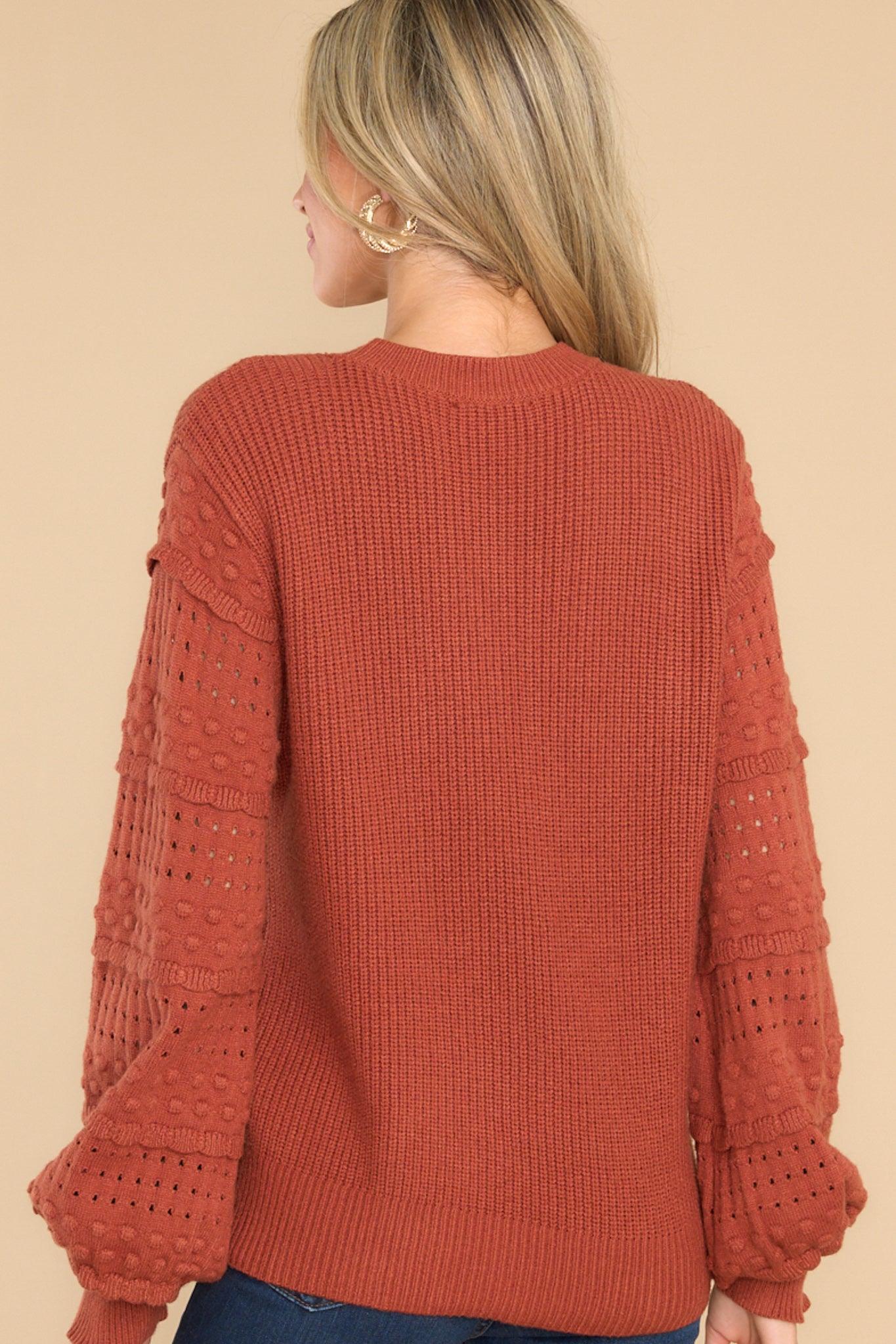 Autumn Splendor Ginger Sweater Orange Product Image