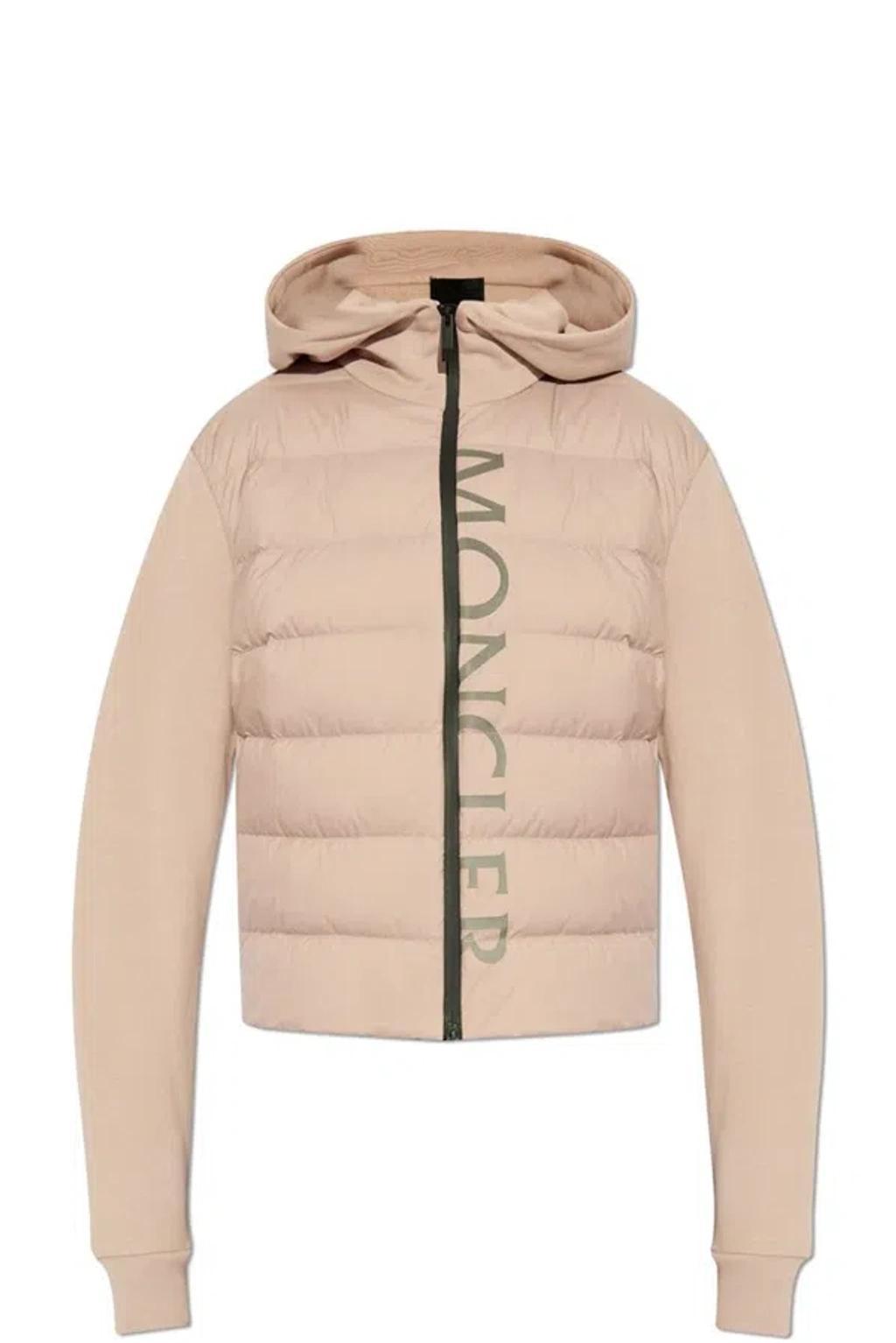 MONCLER Padded Zip In Pink Product Image