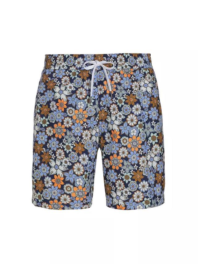 COLLECTION Floral Swim Trunks Product Image