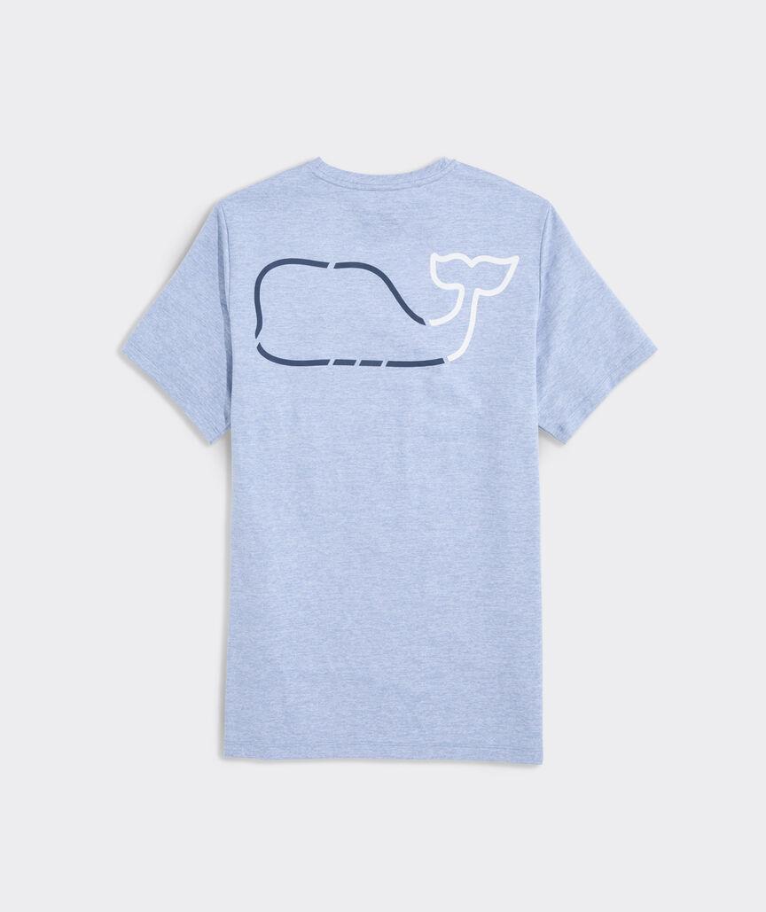 On-The-Go Whale Outline Short-Sleeve Harbor Performance Tee Product Image