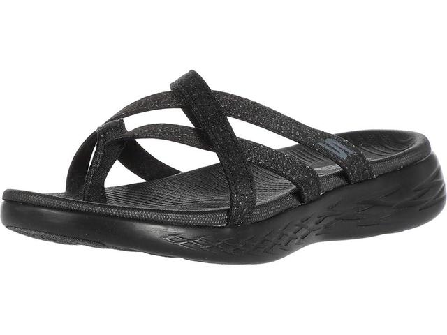 SKECHERS Performance On-The-Go 600 - Dainty (Charcoal) Women's Sandals Product Image