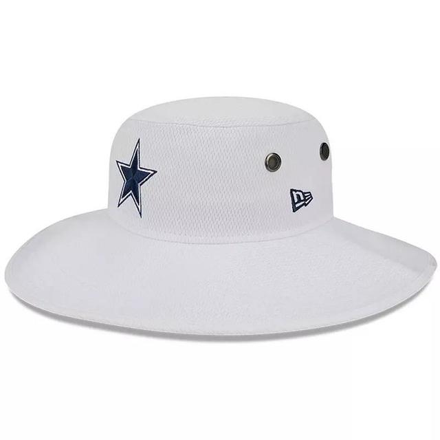 Mens New Era White Dallas Cowboys 2023 Nfl Training Camp Panama Bucket Hat Product Image