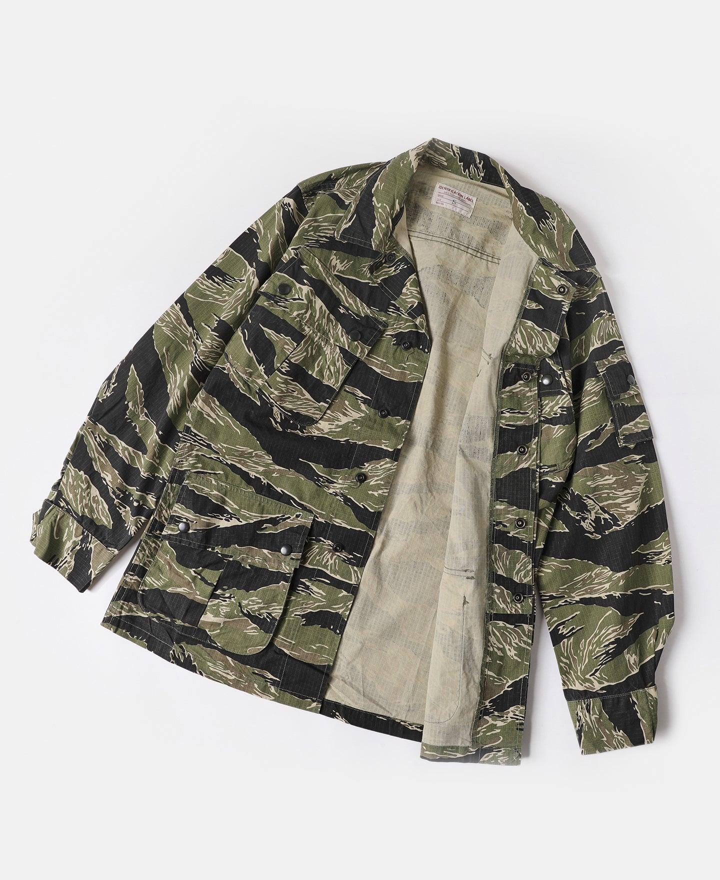 Tiger Stripe Camo Tropical Jungle Fatigue Jacket Product Image