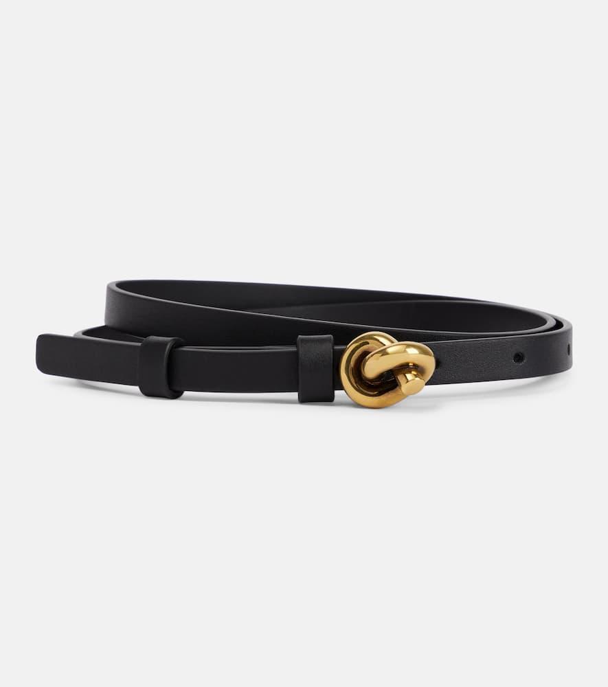 Leather Belt In Black Product Image