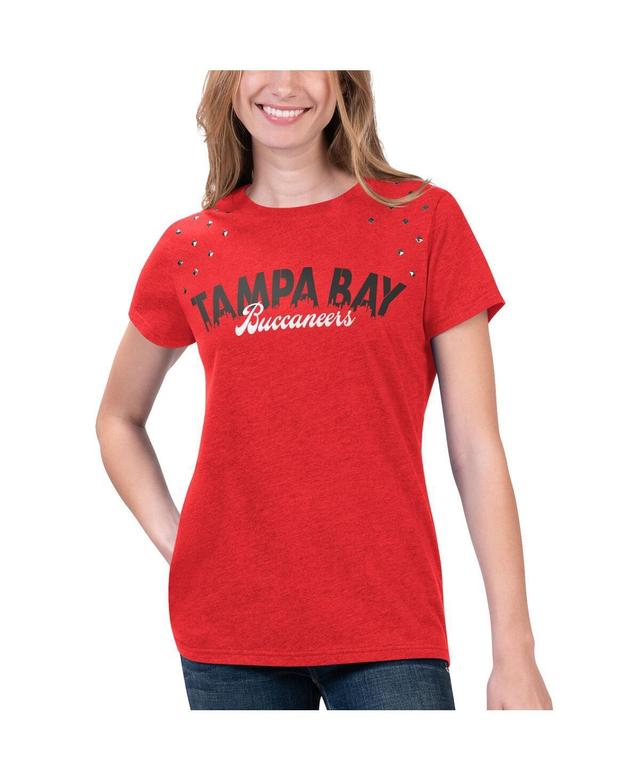 Womens G-III 4Her by Carl Banks Heathered Tampa Bay Buccaneers Main Game T-Shirt Product Image