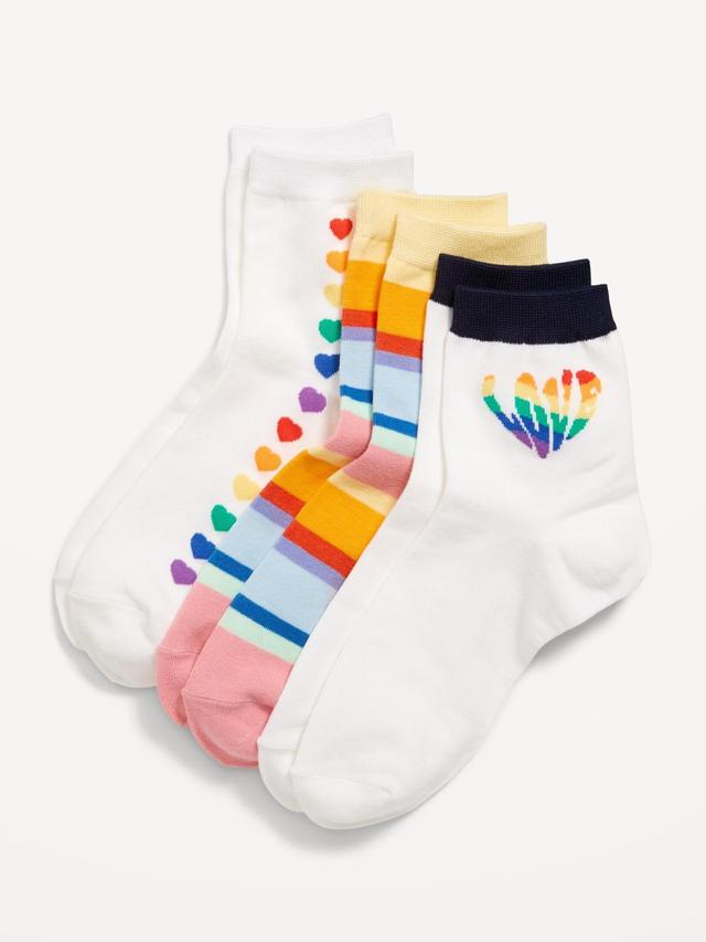 Quarter Crew Socks 3-Pack for Women Product Image