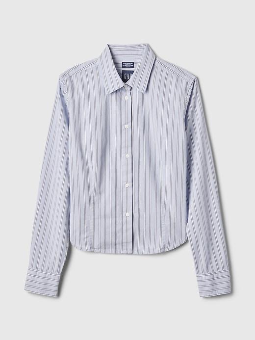 Organic Cotton Cropped Shirt Product Image