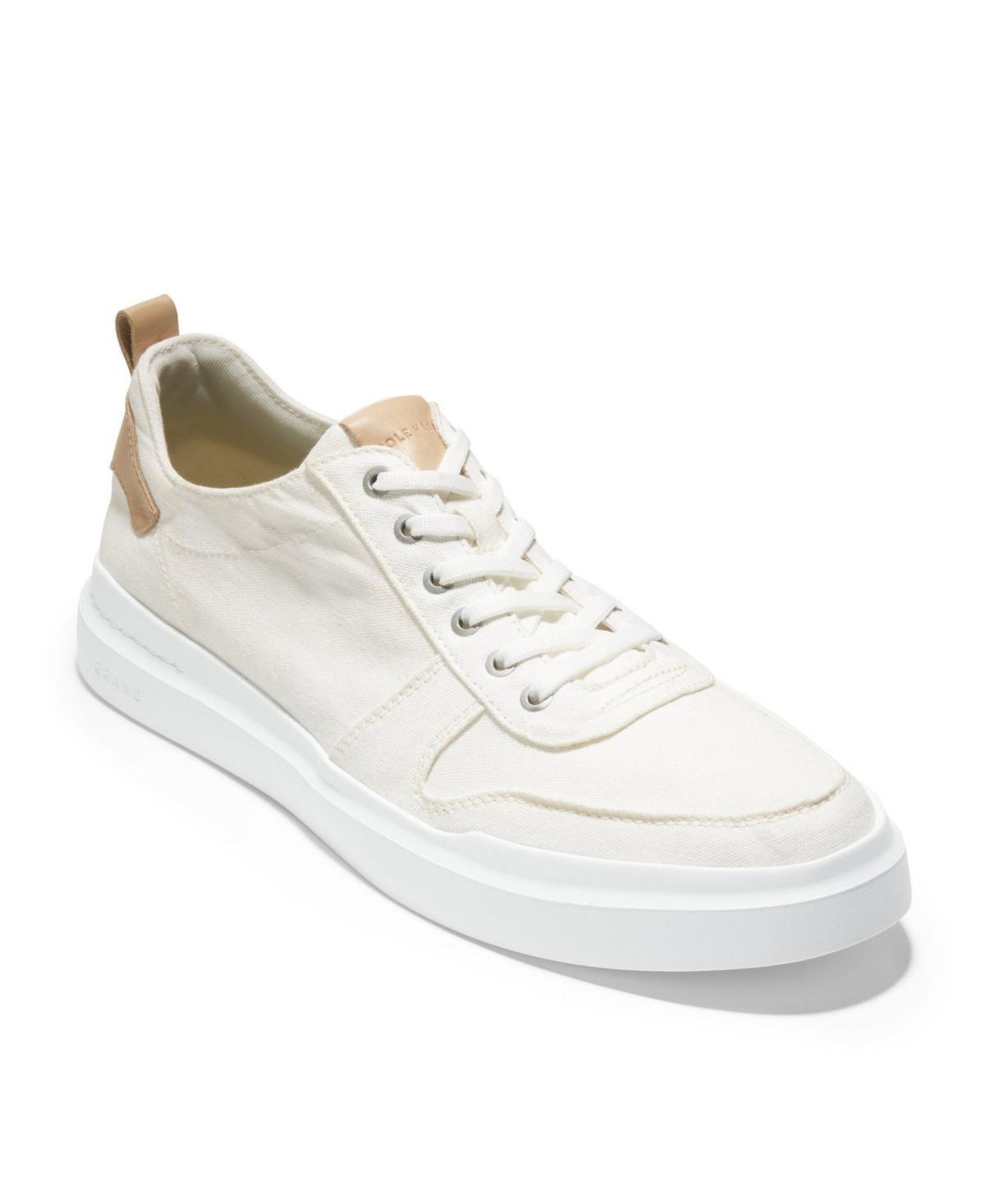 Cole Haan Mens Low Top Canvas Sneakers - Ivory Product Image