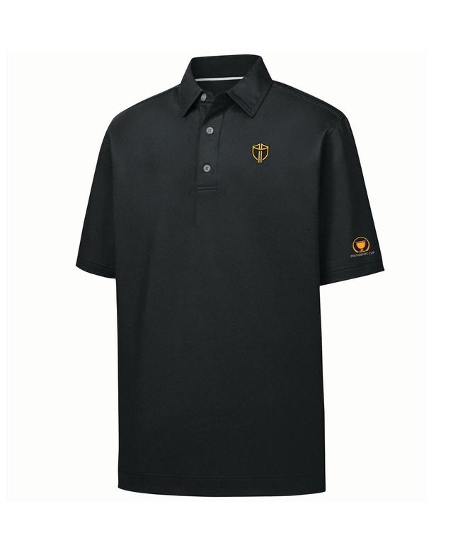 Mens FootJoy Black 2024 Presidents Cup International Team Pique ProDry Polo Shirt Product Image