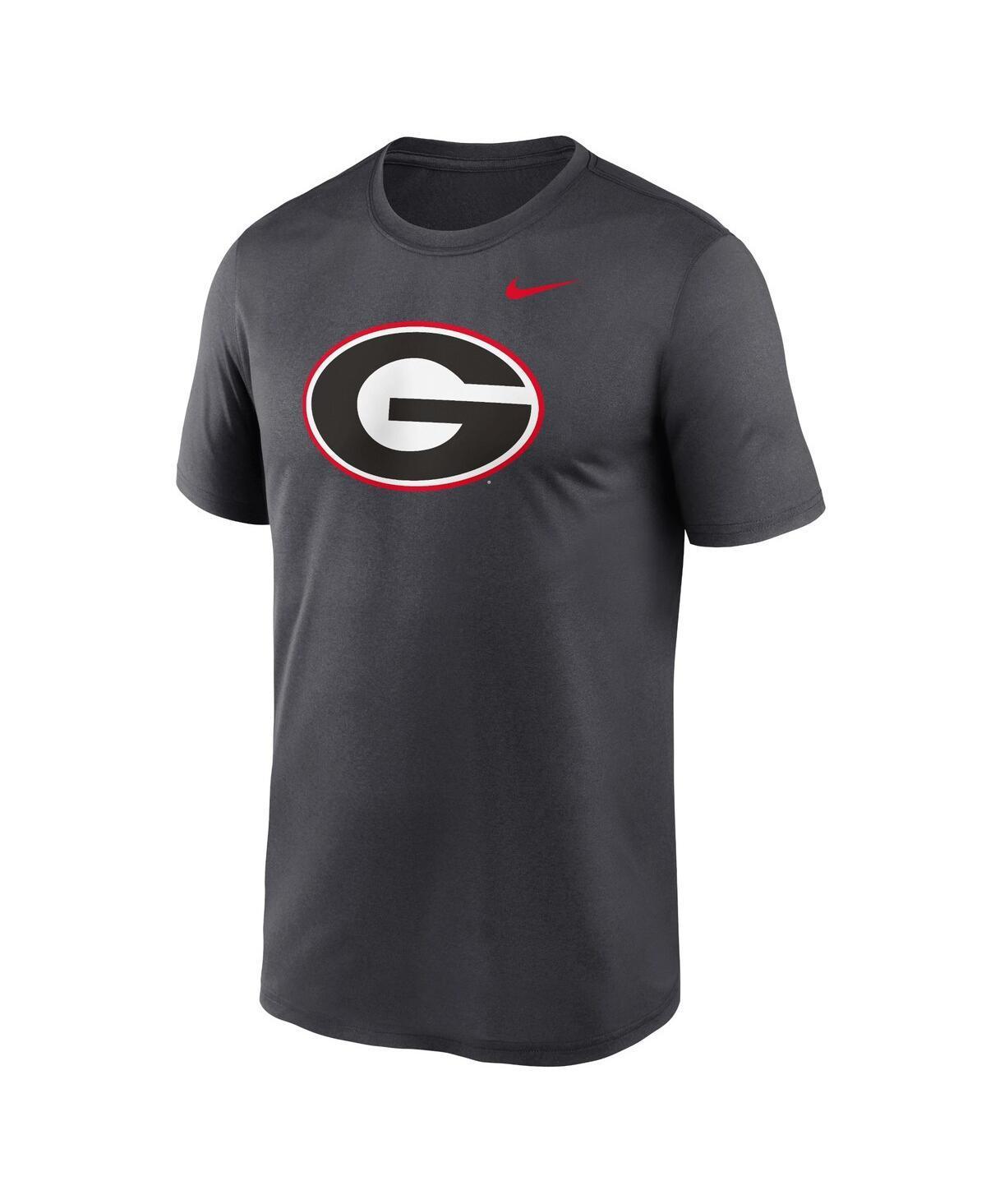 NIKE Men's Anthracite Georgia Bulldogs Primetime Legend Logo T-shirt Product Image