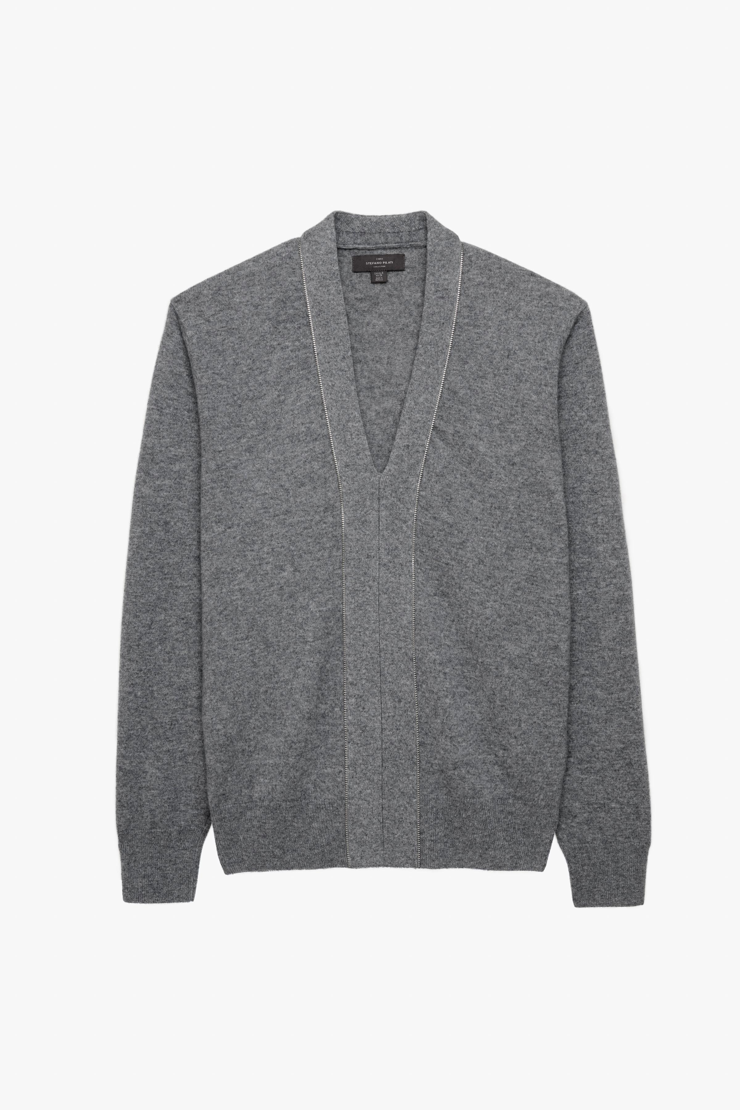 WOOL ZIPPER SWEATER X STEFANO PILATI product image