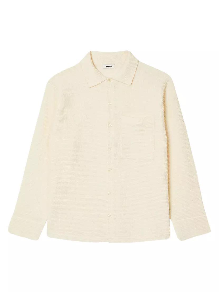 Oversized Knit Shirt Product Image