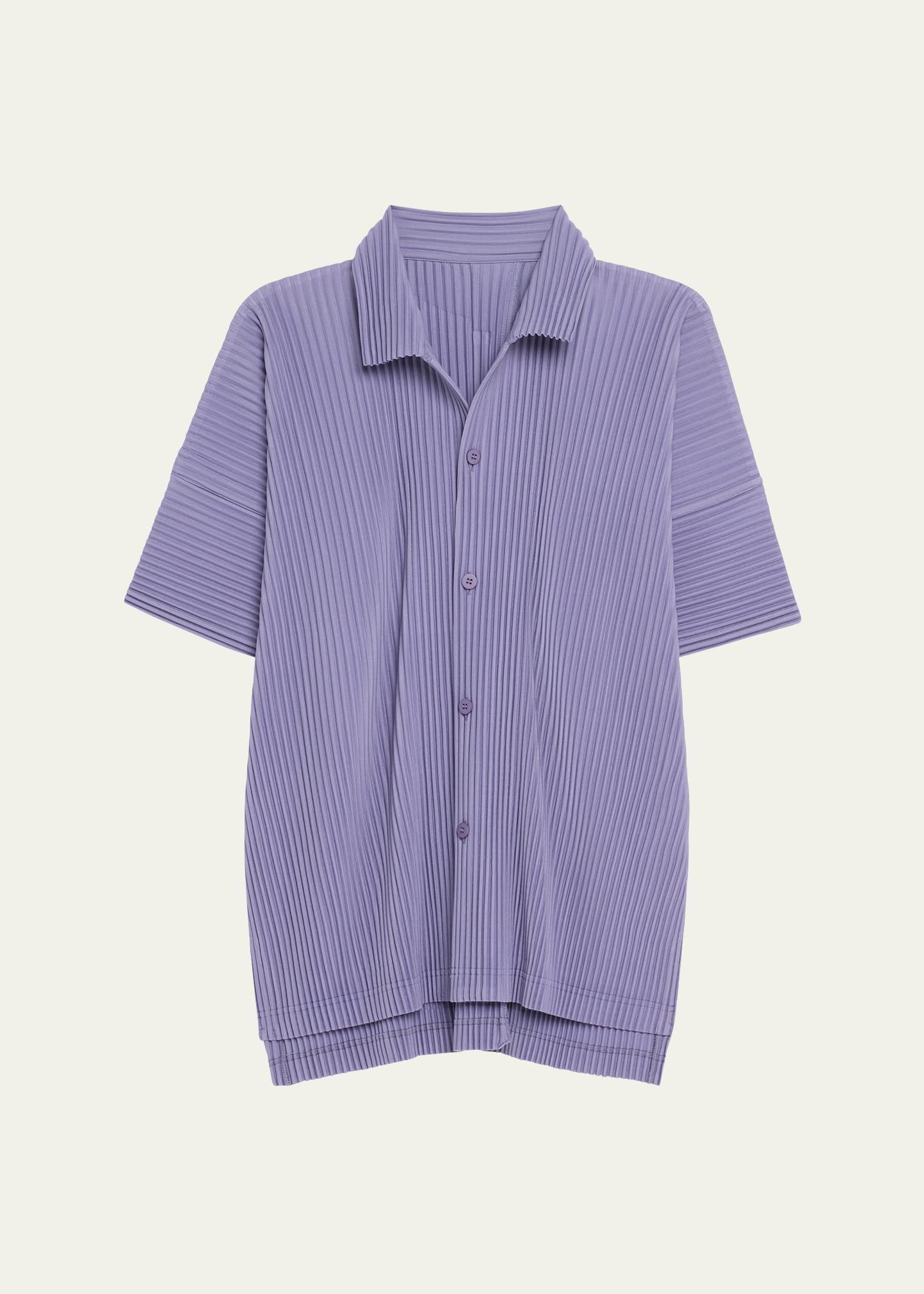 Mens July Relaxed-Fit Button-Front Shirt Product Image