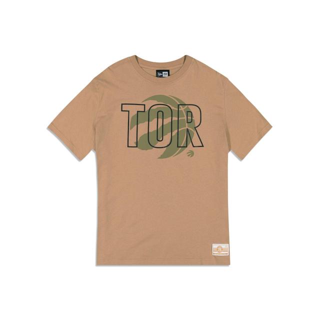 Toronto Raptors 2023 City Edition Tan T-Shirt Male Product Image