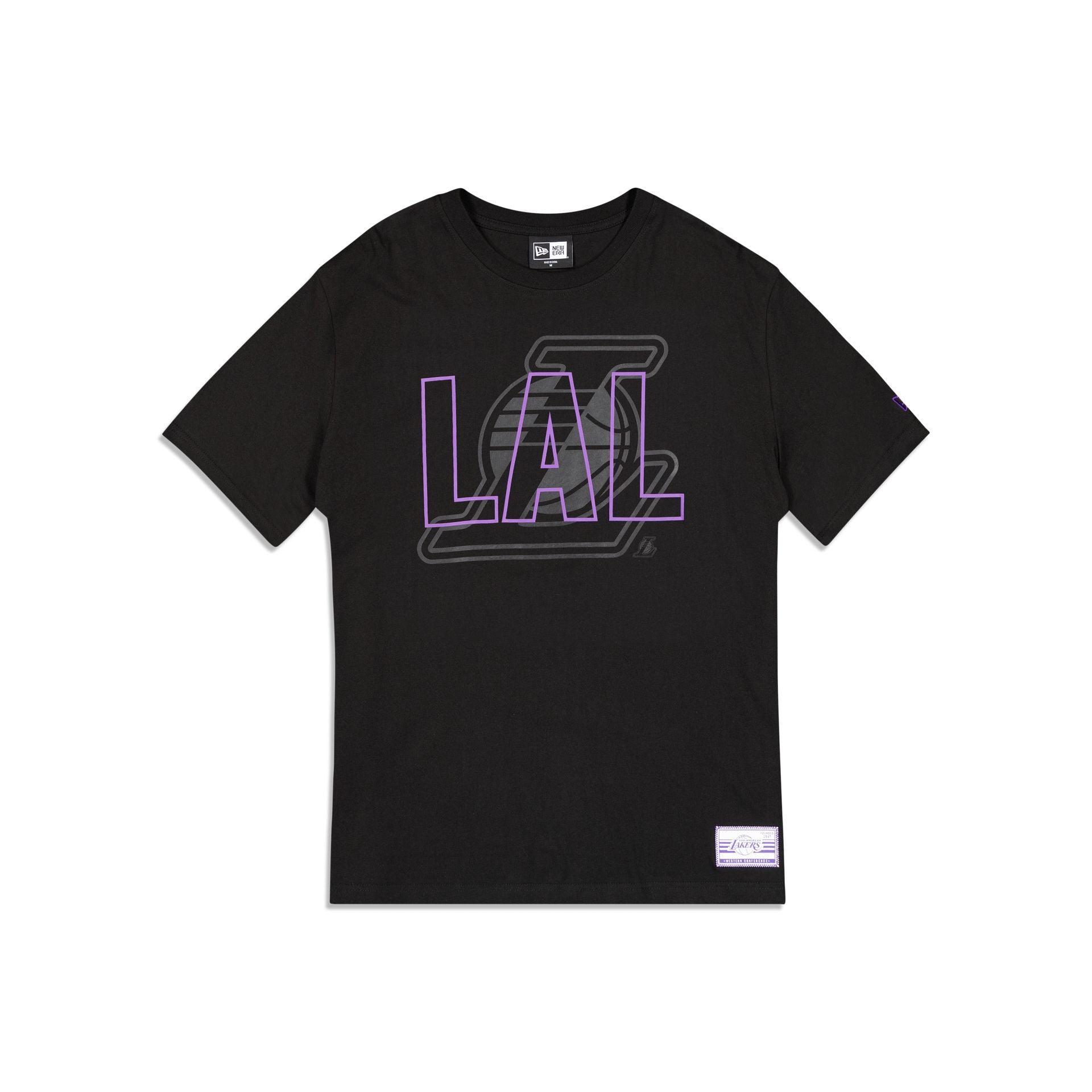 Los Angeles Lakers 2023 City Edition Black T-Shirt Male Product Image