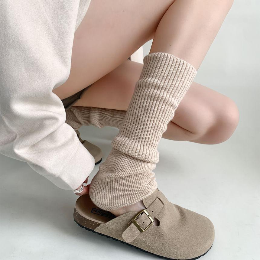 Plain Knit Leg Warmers Product Image