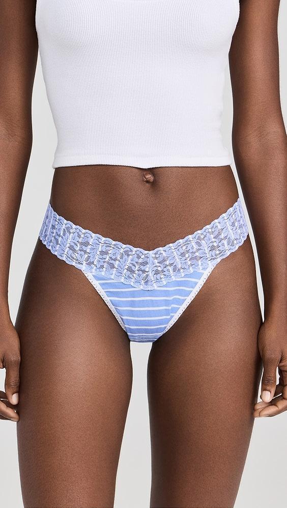 Hanky Panky Printed Supima Cotton Original Rise Thong | Shopbop Product Image