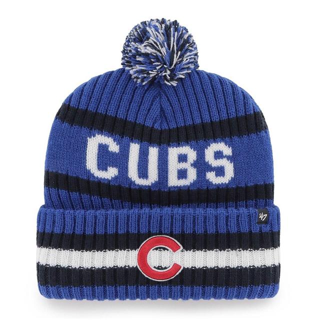 Mens 47 Royal Chicago Cubs Bering Cuffed Knit Hat with Pom Product Image