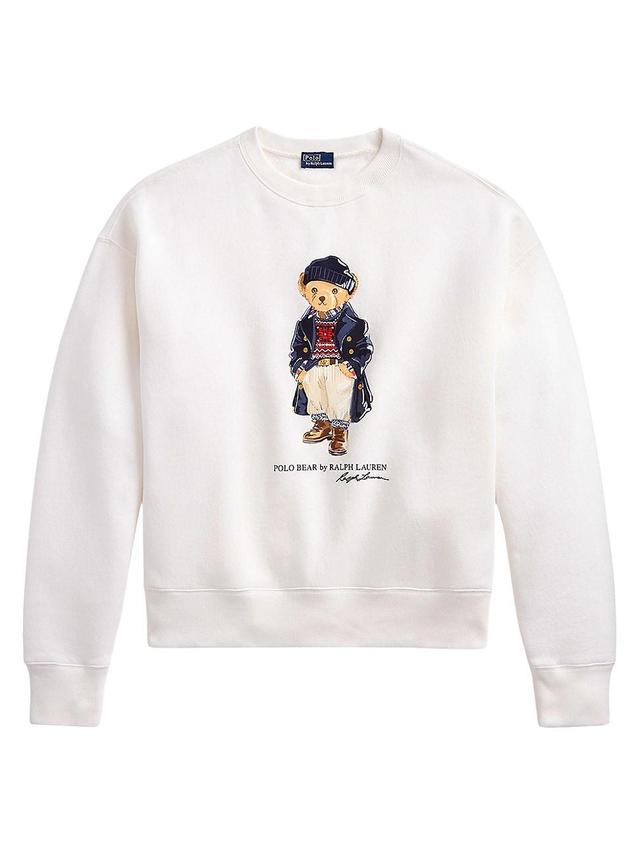 Womens Polo Bear Fleece Sweatshirt Product Image