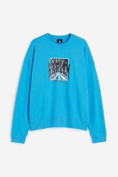 Relaxed Fit Printed Sweatshirt Product Image