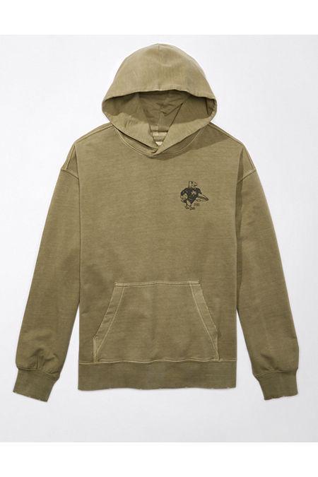 AE Stretch Bonfire Graphic Hoodie Mens Product Image