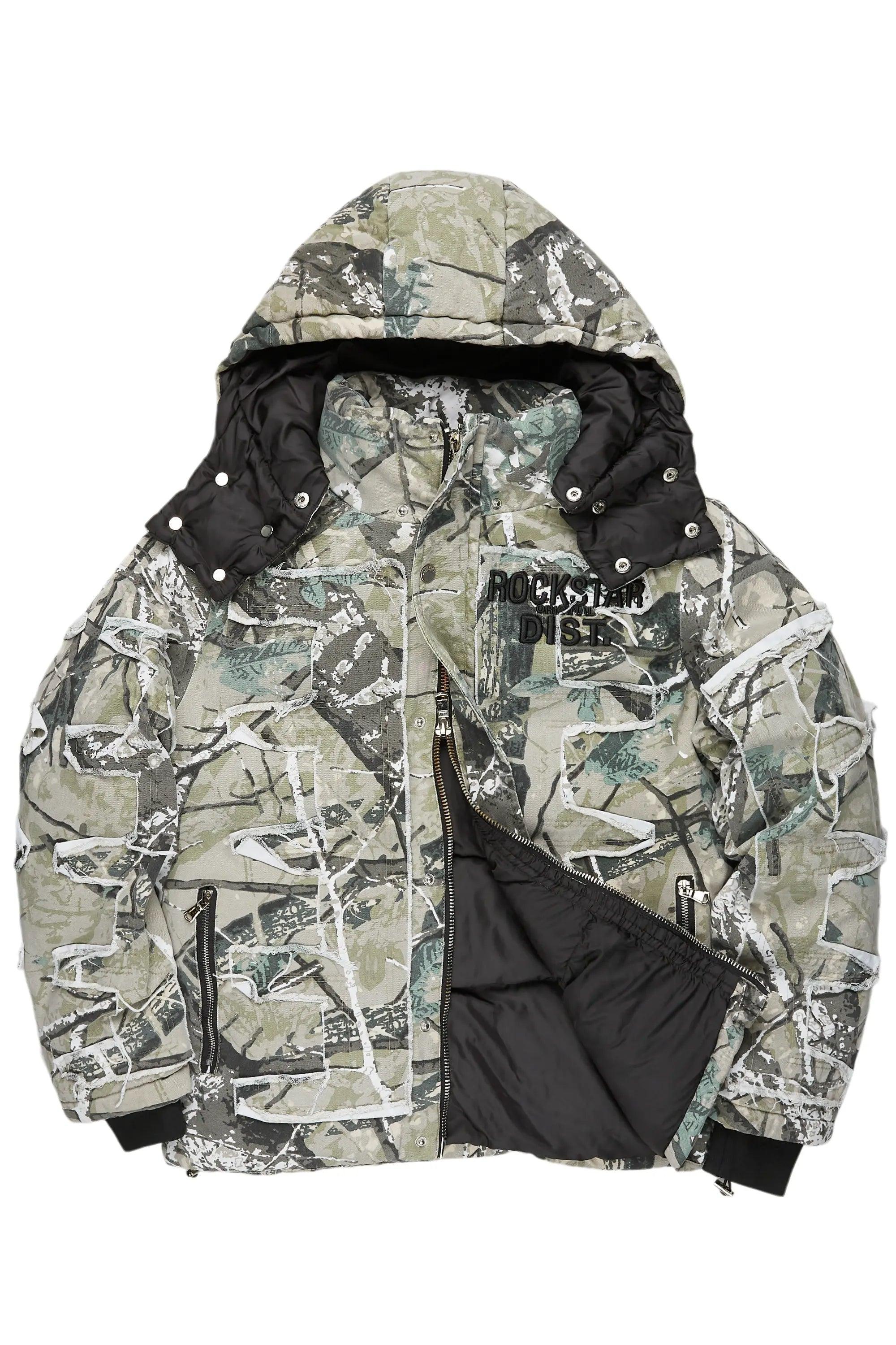 Shake Tree Camo Puffer Jacket Male Product Image