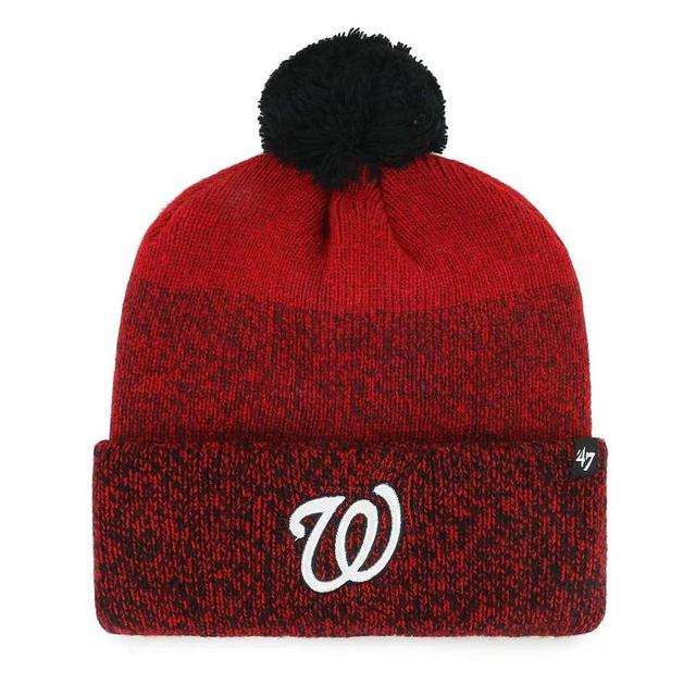 Mens 47 Washington Nationals Darkfreeze Cuffed Knit Hat with Pom Product Image