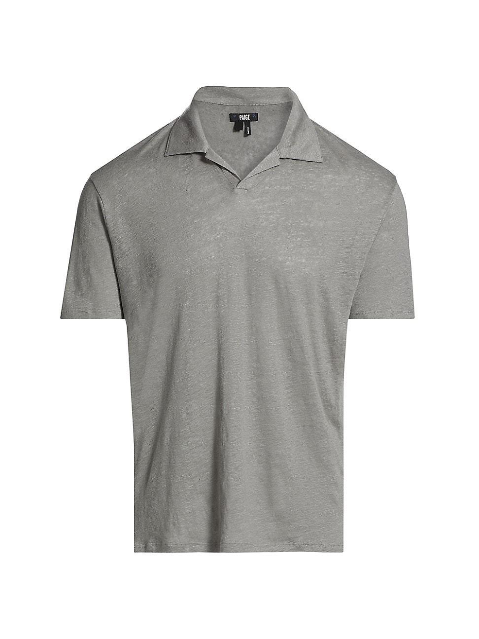 Mens Shelton Linen Polo Shirt Product Image