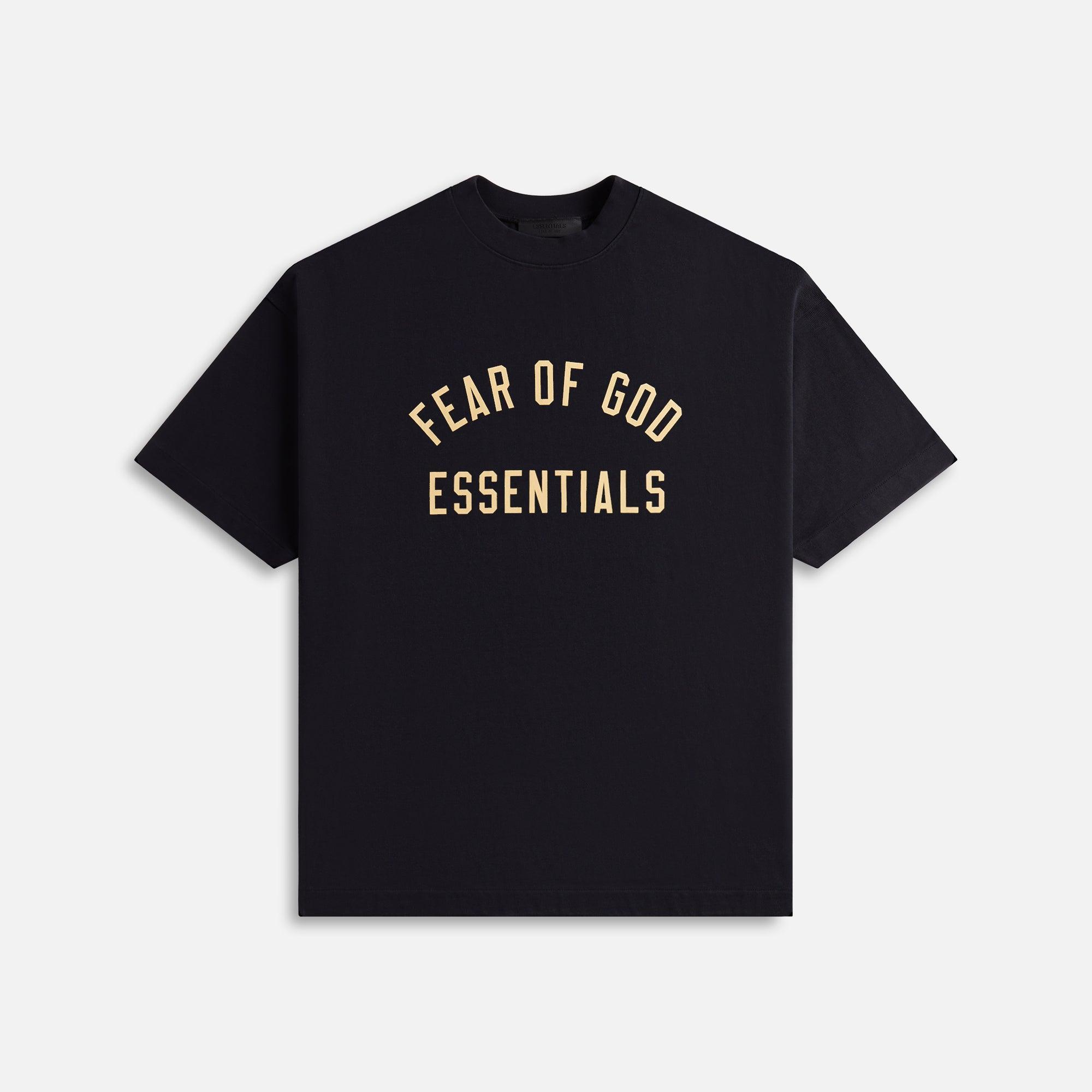 Essentials Jersey Crewneck Tee - Black Male Product Image