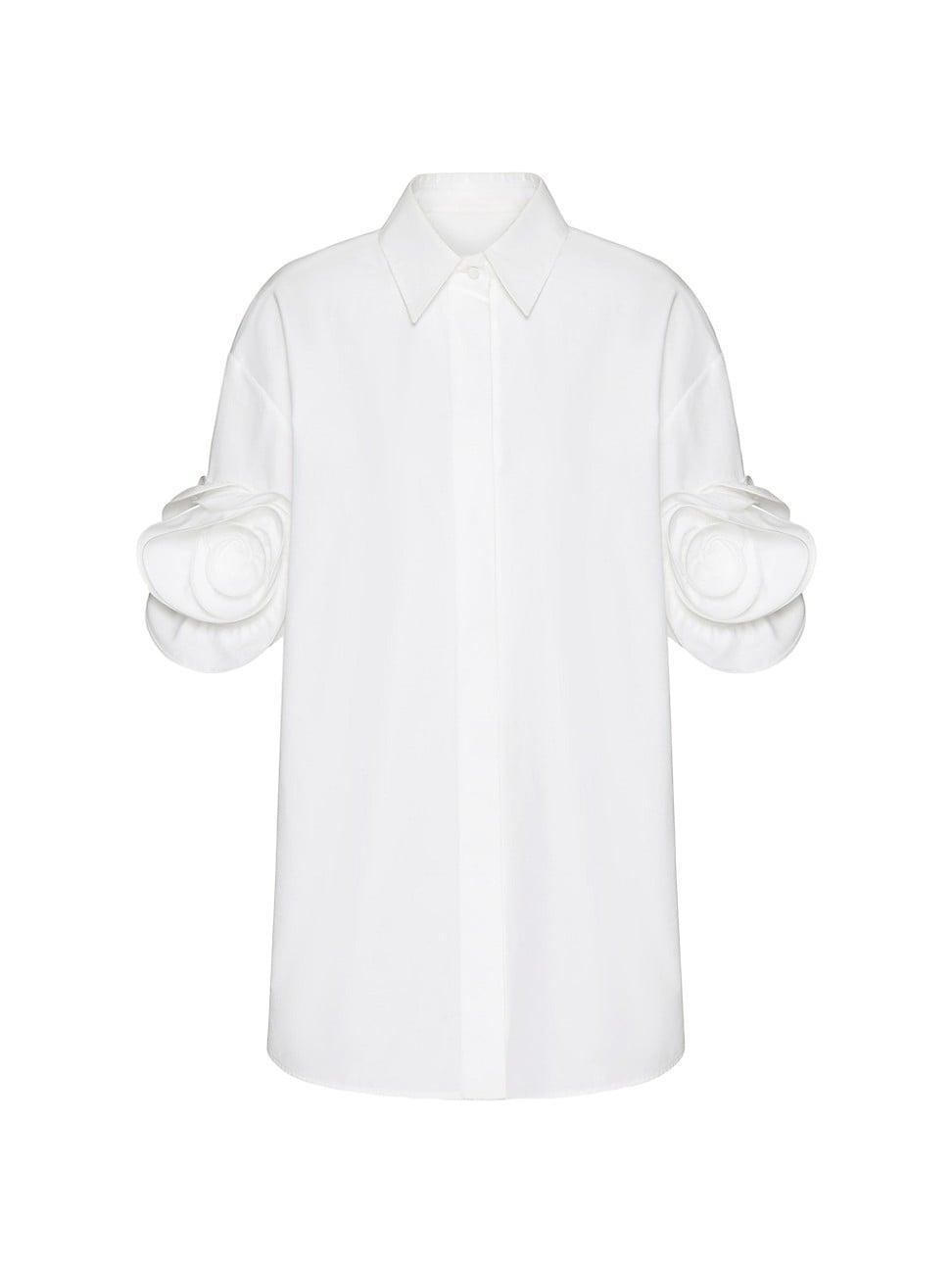 Womens Compact Poplin Blouse Product Image